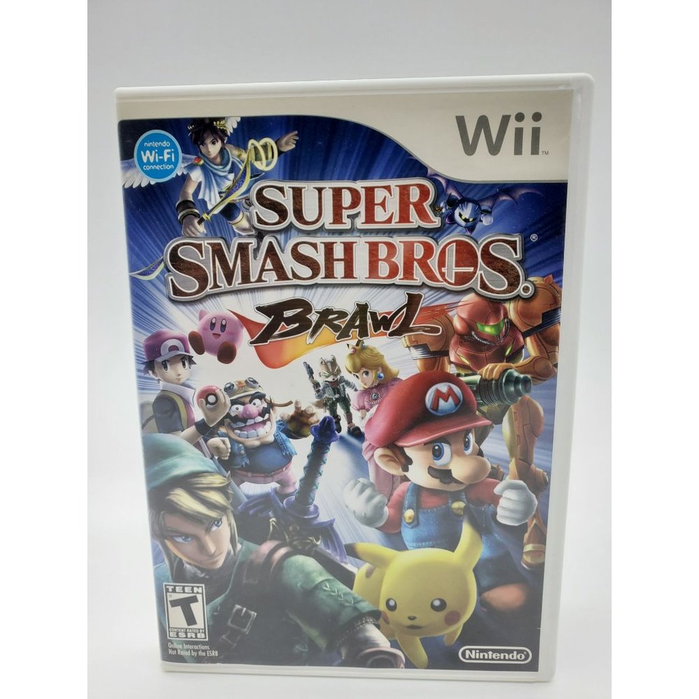 Super Smash Bros. Brawl (Nintendo Wii, 2008) No Booklet. Tested